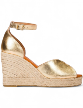Para mujer. YH-PI609_4654_6509 Alpargatas de Piel Pilar 09 (41), 5 a 8cm, Hebilla, Casual