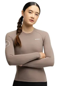 Maglia A Maniche Lunghe M9 Scanuppia Brown
