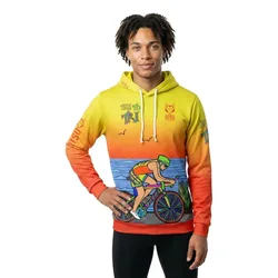 Time To Tri Bike Hoodie Multicolour L Men,Women