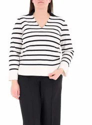 Maglia con colletto PANNA XXL