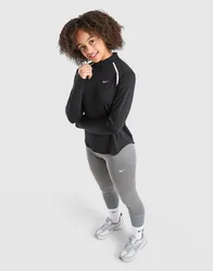 Maglia 1/2 Zip Manica Lunga Ragazza Junior - Nero, nero nero Bambino taglia 7-8Y