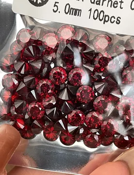 D-Garnet Super High Quality Round Cubic Zirconia Stone 1.0~12.0mm 10pcs~1000pcs Loose CZ Synthetic Gems For Jewelry DIY Making - Aliexpress - FashionsVida