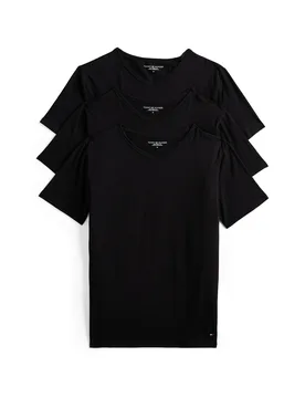 STRETCH VN TEE SS 3PACK male - M - FashionsVida