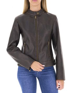 Giubbino in similpelle LIU JEANS TESTA DI MORO 42