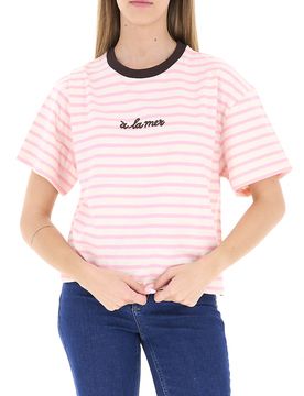 T-shirt girocollo ROSA M
