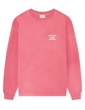 Slogan Print Long Sleeve Tee - Size M