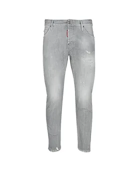 Jeans Coupe Slim gris 48 - Dsquared2 - FashionsVida