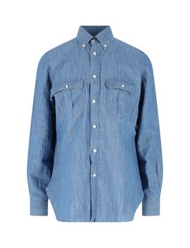 Men's Cotton-Linen Dress Shirt