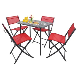 Tlg. Gartenset "Sumila" 80 x 55 Rot
