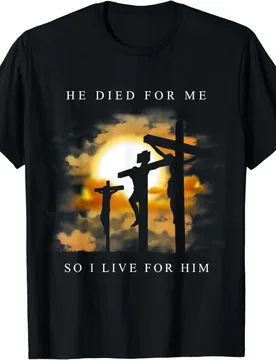 Christian Bible Verse - Jesus Died for Me T-Shirt Mens T Shirts Custom Printed Graphic T Shirts Streetwear Camisetas - Aliexpress - FashionsVida