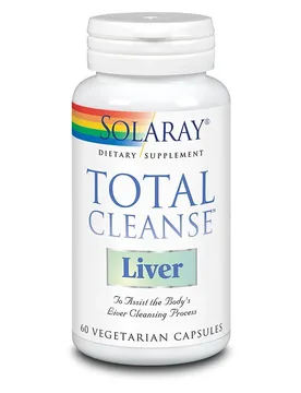 Capsules Total Cleanse Liver 60 Unités - Solaray - FashionsVida