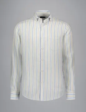 Paul & Shark - Camisa de hombre rayas manga larga - PAUL & SHARK - FashionsVida