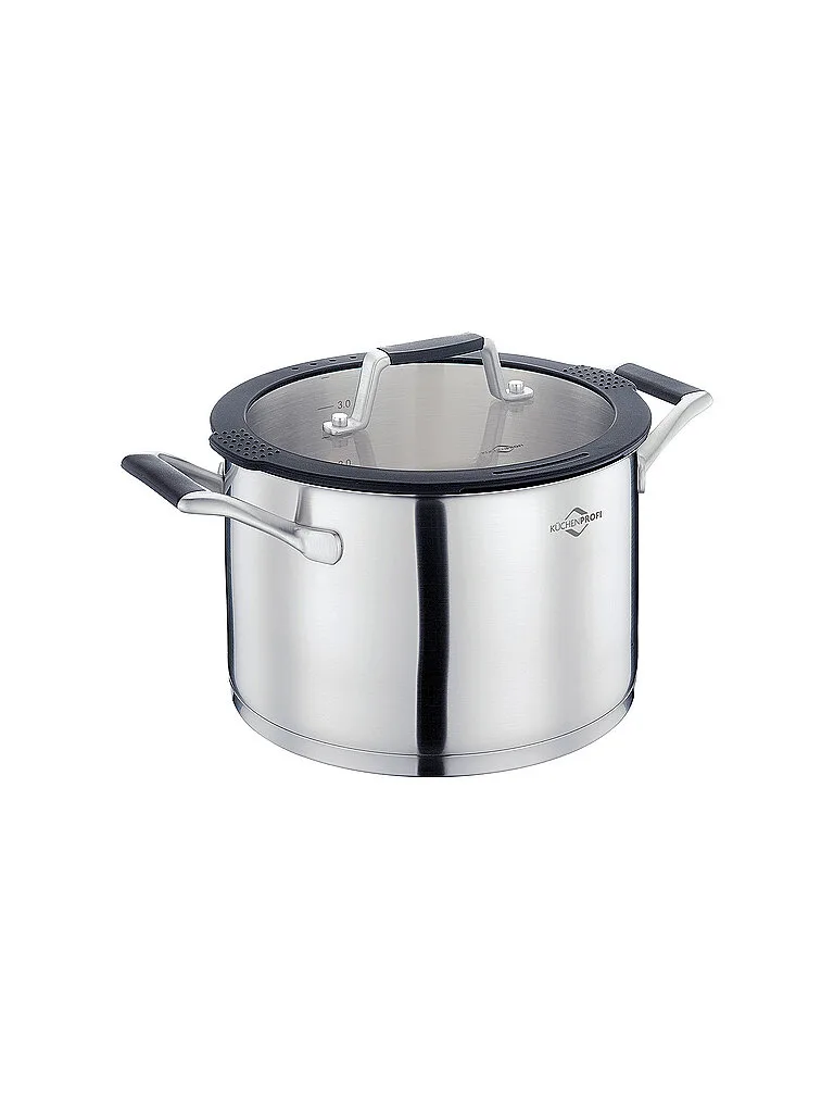 Küchenprofi Pentola COMO 20cm/3,9l acciaio inox argento - Kuchenprofi - FashionsVida