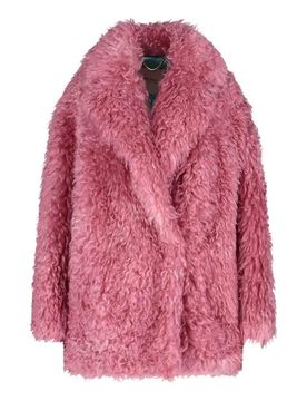 Becagli Cappotto effetto pelliccia