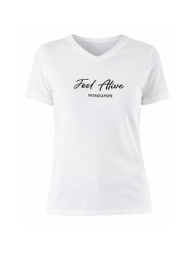 PATRIZIA PEPE t-shirt donna bianco