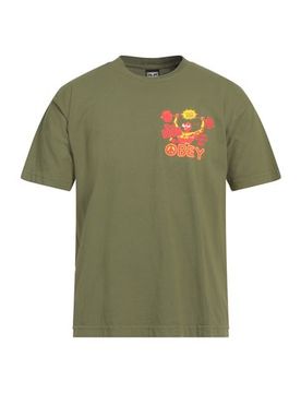 T-shirts Herren Militärgrün S Herren