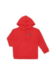 Felpa con cappuccio da ragazzo rosso 128