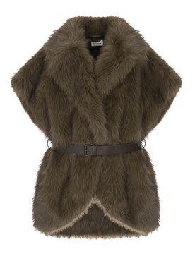 Gilet in pelliccia sintetica