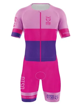 Zaria Short Sleeve Trisuit Multicolour L Men - OTSO - FashionsVida
