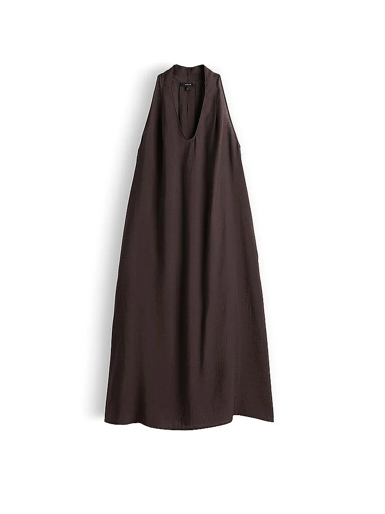 Vestido midi WORDELIA marrón 38 - Opus - FashionsVida