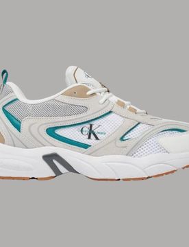 Sneakers RETRO TENNIS eco-friendly con suola EVA bianco