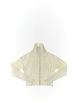 Cardigan con zip AVORIO 44