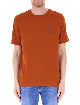 T-shirt in cotone ARANCIO INTENSO S