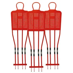 Mannequin D´entraînement Aux Coups Francs 180 Cm 3 Unités Red One Size unisex