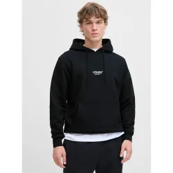 Jack & Jones - Sudadera de hombre con capucha y print frontal