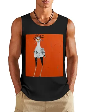 Secretary Bird Tank Top t-shirt Men's sleeveless shirts bodybuilding for men - Aliexpress - FashionsVida