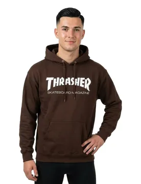 Sweat à Capuche Skate Mag Chocolate S Homme