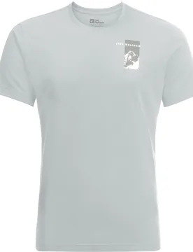 Vonnan Graphic Herren T-Shirt, grau XL - Jack Wolfskin - FashionsVida
