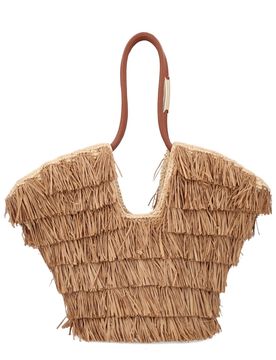 Goldentime Medium Raffia Tote Bag