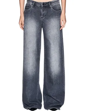 Damen Jeans Grau 491785