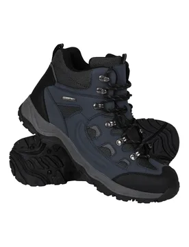 Adventurer Mens Waterproof Hiking Boots - Navy - Navy - Size: 7 - Mountain Warehouse - FashionsVida