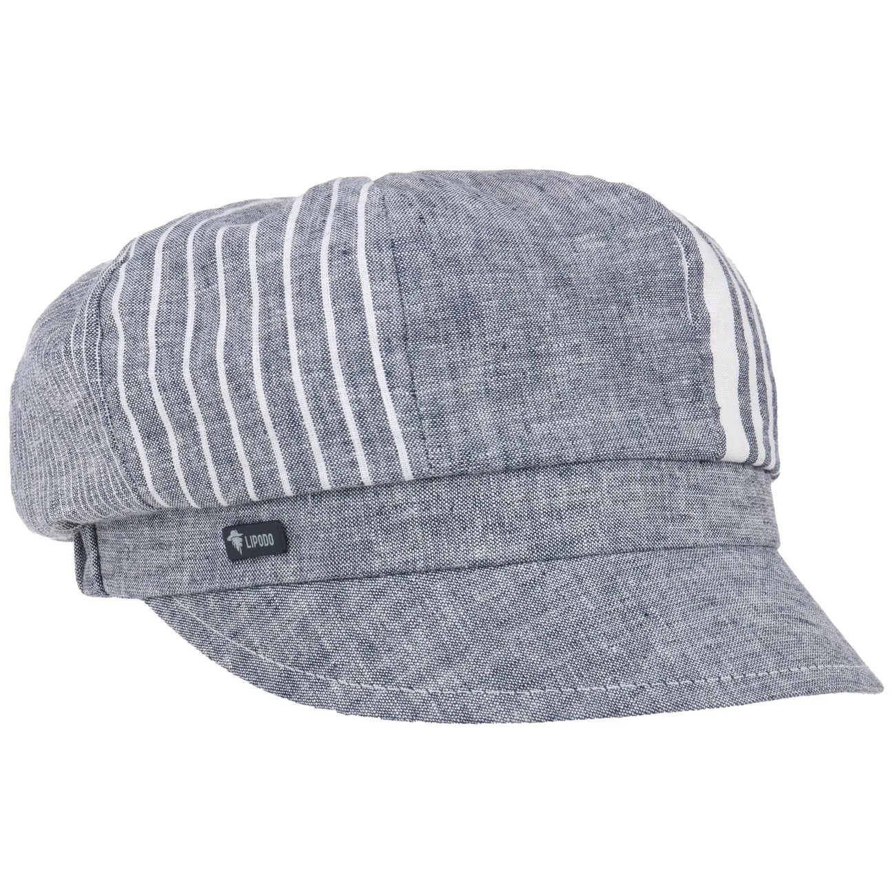 Blue Patchwork Newsboy Cap by - blue - Damen - Size: One Size - Lipodo - FashionsVida