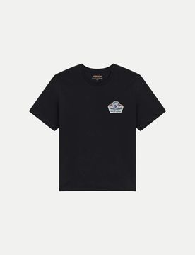 T-Shirt mit Logo-Print Schwarz L