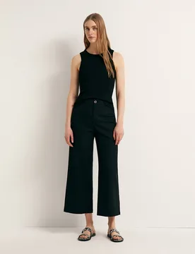Sfera - Pantalón culotte lino - Sfera - FashionsVida
