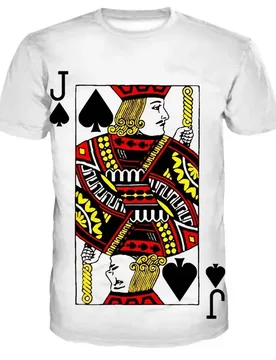 Classic Poker3D Harajuku Print Summer Men's And Women's Casual Fashion Comfortable Loose Fun Games Crewneck Short Sleeve T-shirt - Aliexpress - FashionsVida