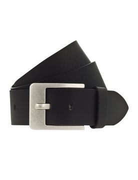 Gürtel aus Leder Schwarz 85