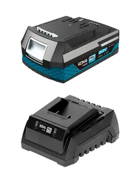 Chargeur Et Batterie 20v 2.0ah (08770) + 20v 60w (08772) Black One Size