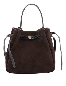 Borsa in pelle scamosciata romy
