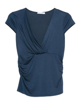 T-shirt con scollo a V