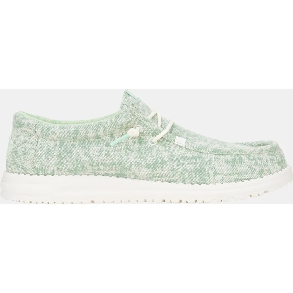 Zapato de cordones de hombre en algodón - HeyDude - FashionsVida