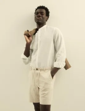 Sfera - Camisa lino mao - Sfera - FashionsVida