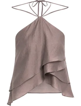 Top multiposición con bajo asimétrico de mujer - The-Are - FashionsVida