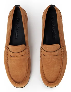 Mocasín de piel de ante de mujer - The Kooples - FashionsVida