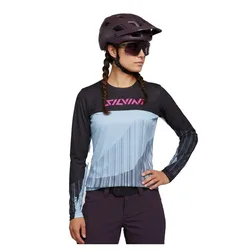 Maglia Da Enduro A Maniche Lunghe Wd2036 Ella Black / Sky