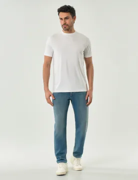 Jeans Jude carrot-fit Jacob Cohen lavaggio chiaro stone washed in puro cotone - Jacob Cohën - FashionsVida