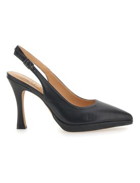 Décolleté Slingback Nere Eleganti con Tacco Alto 1929Q35 36
